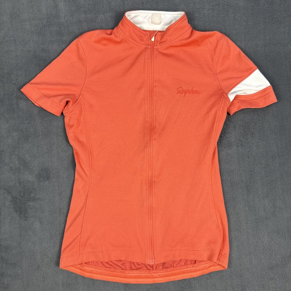 Rapha Cycling Jersey Short Sleeve full zip Lightweight Size M Woman